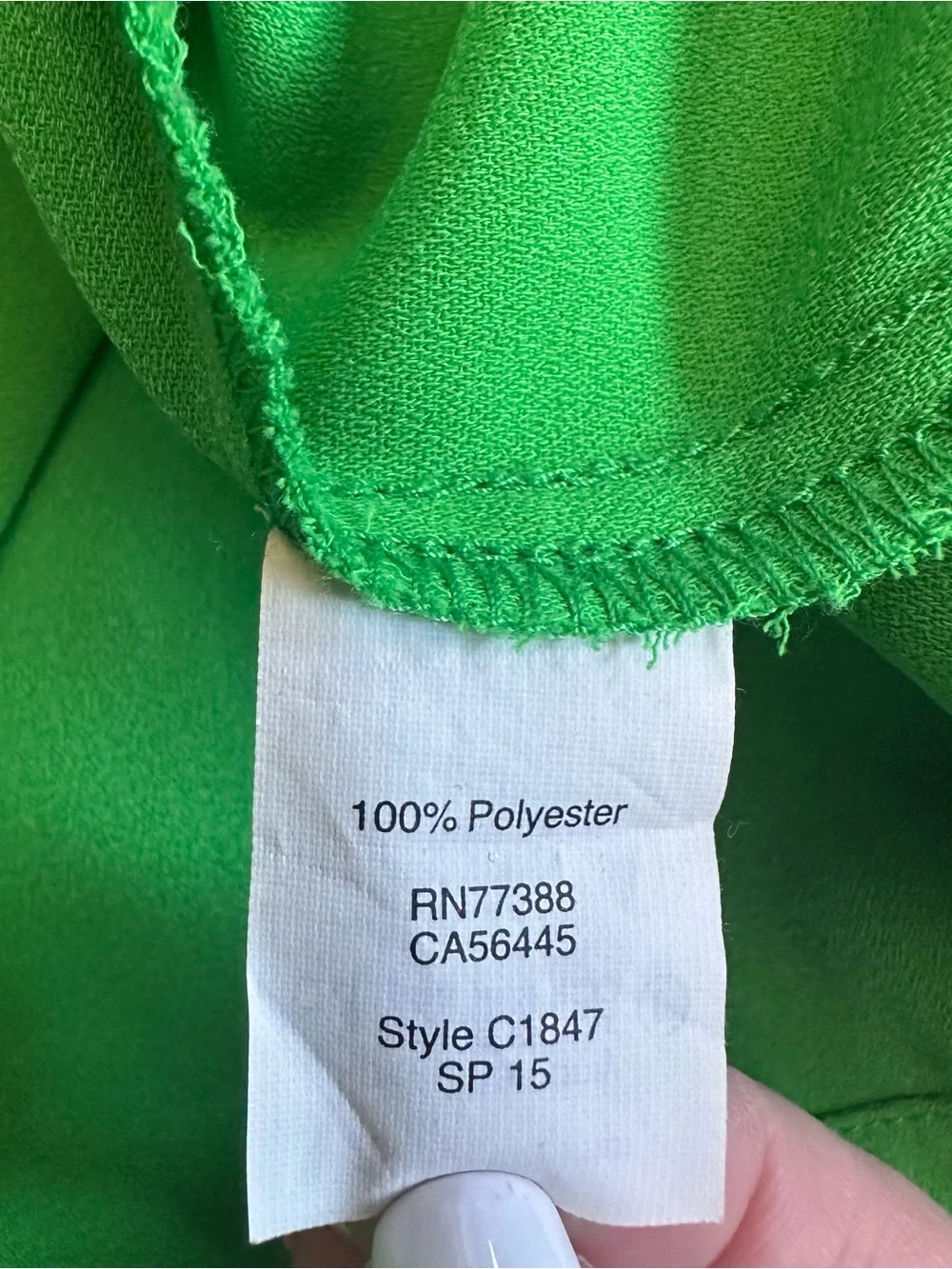 J. Crew Women’s Bright Green Flutter Sleeve Blouse Top Size 6 Office Work Preppy